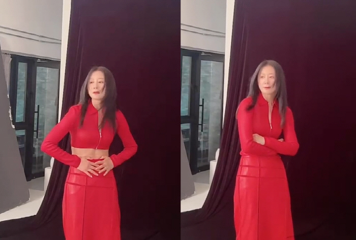 Kim Hee-ae is 57 years old, so who would believe it?'Sunmyeong'Shocking'Picture Showing Abs'