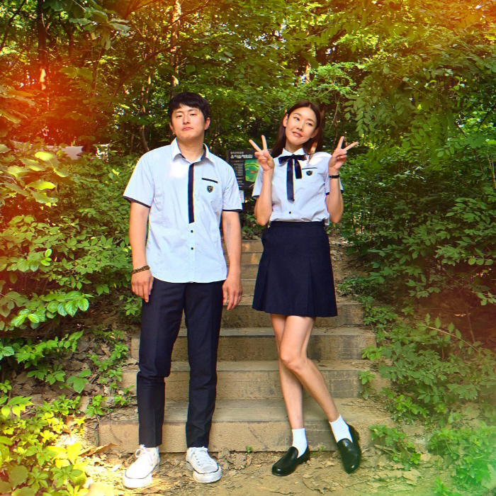 Han Hye-jin, do you run with Kian84 on your back? 