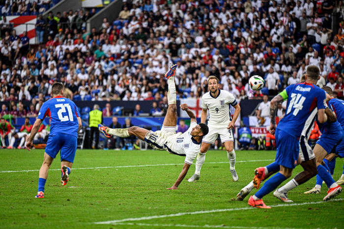 This is the power of the closing price! England come from behind to beat Slovakia 2-1 with a 'Bellingham Theatre equalizer Kane come from behind'...advance to the quarterfinals