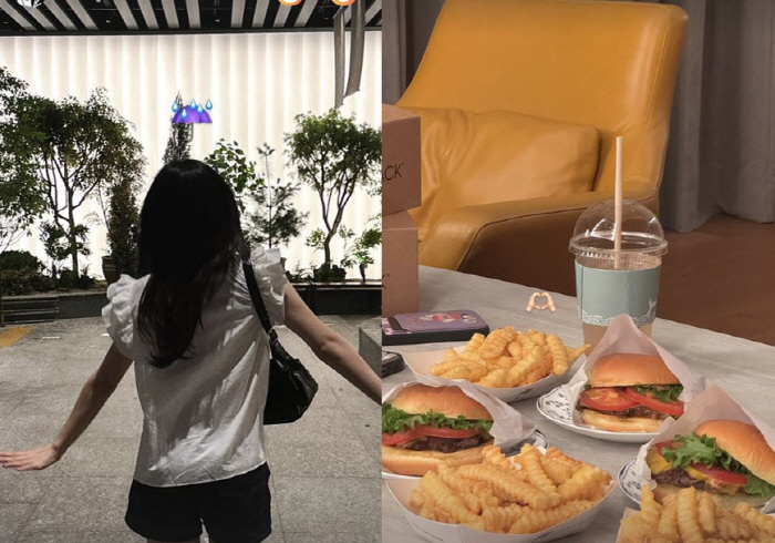 'Divorce Choi Min-hwan' Yulhee, proof shot of hotel vacation..Swim  enjoy the late night snack 'Happiness'
