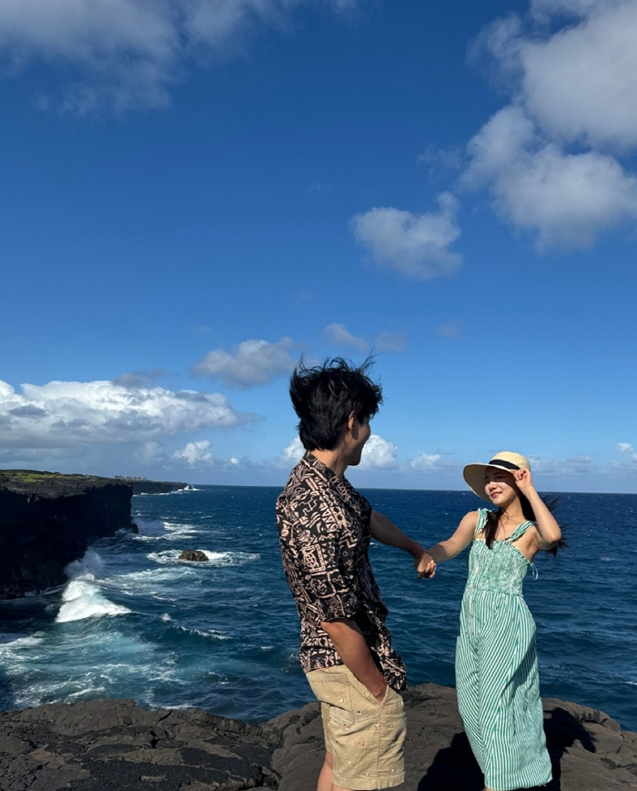  Moon Ji-in ♥ Kim Gi-ri's Hawaii honeymoon, revealed for the first time on YouTube