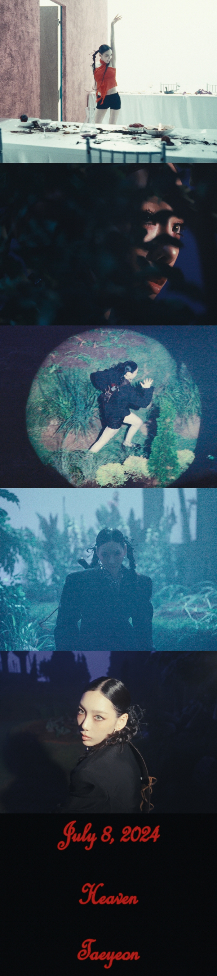  TAEYEON's heaven is showing a teaser for her new song 'Heaven' MV