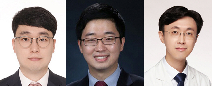 Professors Yoo Tae-ryong, Park Yong-soo, and Kim Young-kwang of the Catholic Medical University selected the 'Global Medical Scientist Training Project'