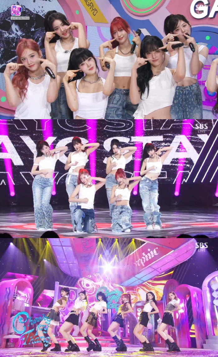 Stacey, Cheeky mode on..'Chiki I'm wrong'Hot comeback('Inkigayo')