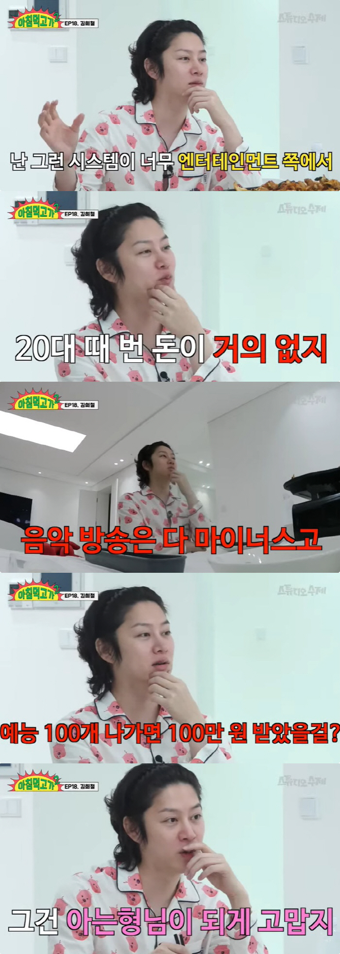 Heechul Kim 'No money I earned in my 20s, no music shows, minus 100 entertainment shows, 1 million won' '('Have breakfast')