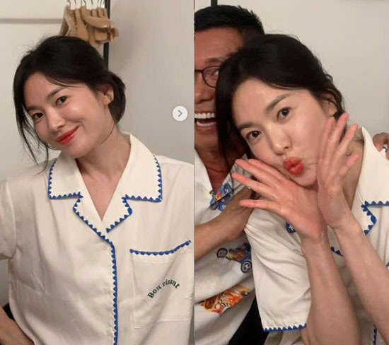 Song Hye-kyo, 'm a male friend' and 'm a cute friend'