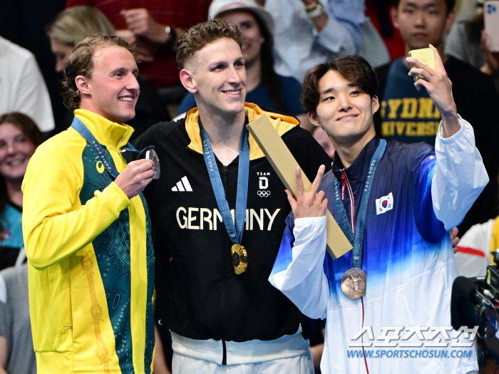 'Fireworks Direct Man'Kim Woo-min's unexpected 銅 'Miracle on Lane 1, the secret of my medal is my swimming'