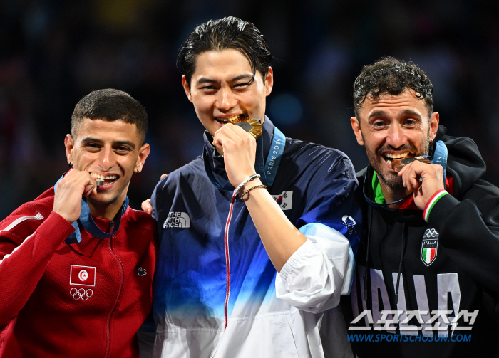 'What's wrong with you?' The first gold medal in South Korea is 'Oh Sang-gu' North Korea's No. 2 entry → The Paris Olympics, which even caused a mishap with Oh Sang-wook's name