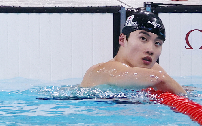 'Paris Nightmare' Confused Hwang Sun-woo,'I understand NO → How to look back on your swimming life'男 relay 800m relay final 6th place