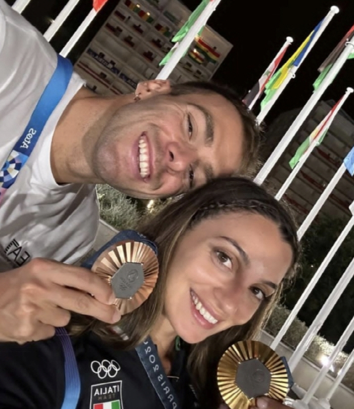 'So you're my destiny' Paris Olympian couple fight, Italian couple win a medal almost at the same time