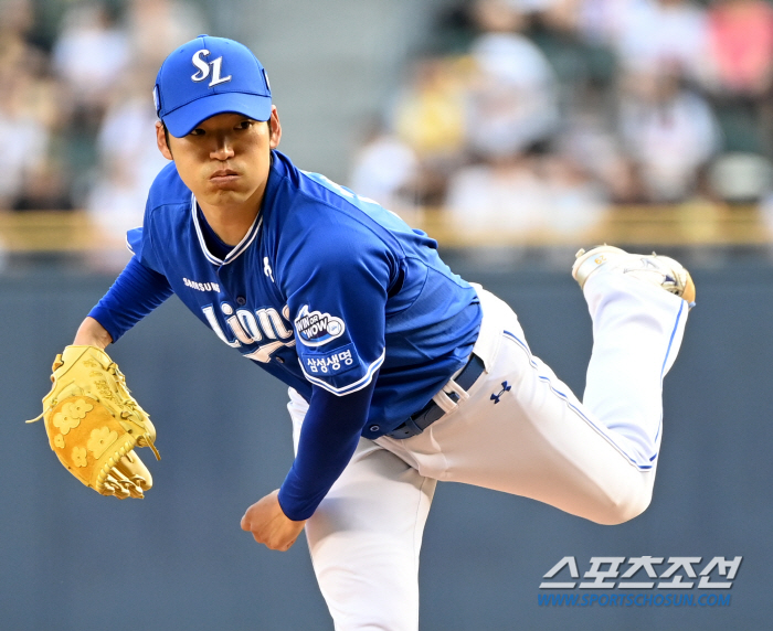 'We made a bet in August, but we lost on the first day...' The winning series against Samsung and LG without allowing four hits and two RBIs for the prospective Sangmu  Baek Jung-hyun 6.2 innings. It's the 2nd game again. 