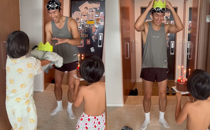 ♥MyQ Birthday Party with Kim Na-young and Two Kids 'Dear Uncle '