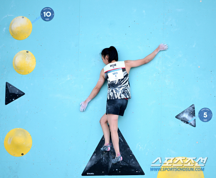 'It's not bad' Seo Chae-hyun, '44.2 points'Bouldering finished in 13th place...'Main event'Leader's turnaround challenge 