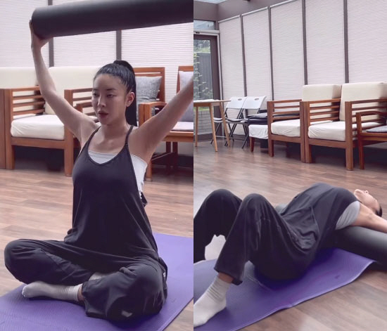 Kim Yun-ji brags about her 11-character abs in her second week of childbirth 'Did you really have a baby?'