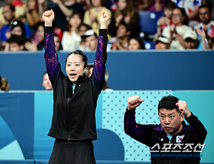 '(Shin) Yubin will be top class, add support and the medal color will change' Jeon Ji-hee's decisive remarks after her first semifinal match in 12 years