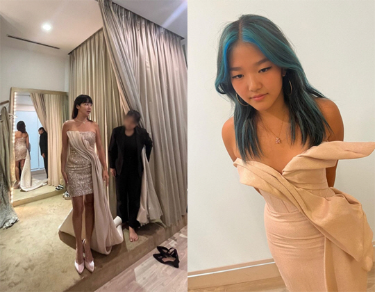 'Divorce Lee Bum-soo' Lee Yun-jin's concern to stand out more than his daughter..a mother-daughter dress competition
