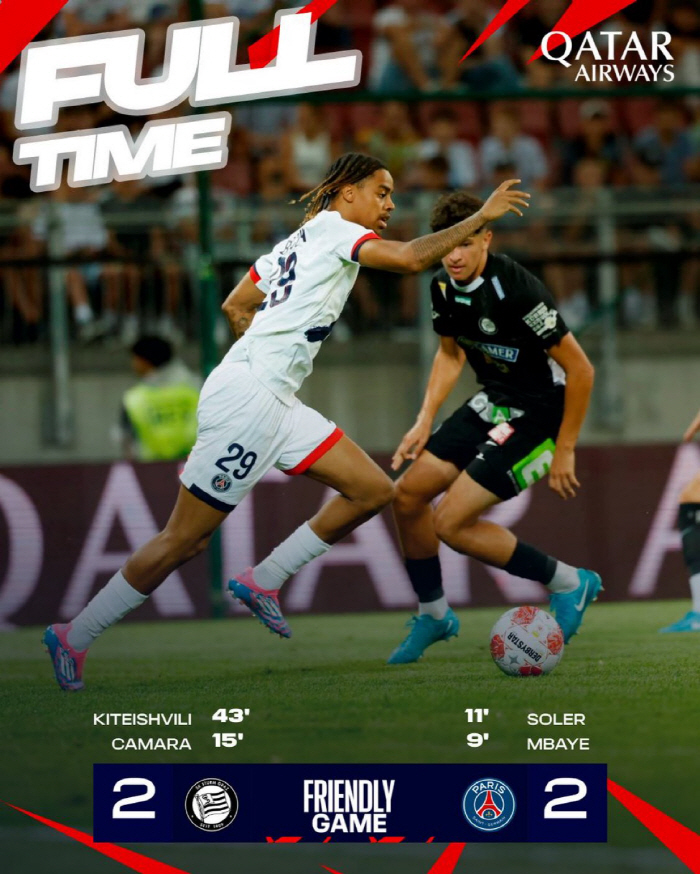Geniuses don't care about positions' Lee Kang-in, who also played well as Sumi, scored the highest score in the team for additional goals with a kill pass in a friendly match