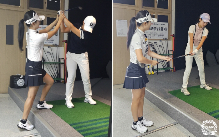  KLPGA Tour Prize Winner Lee Ye-won Donates Talent to Seongnam Donggwang Middle School