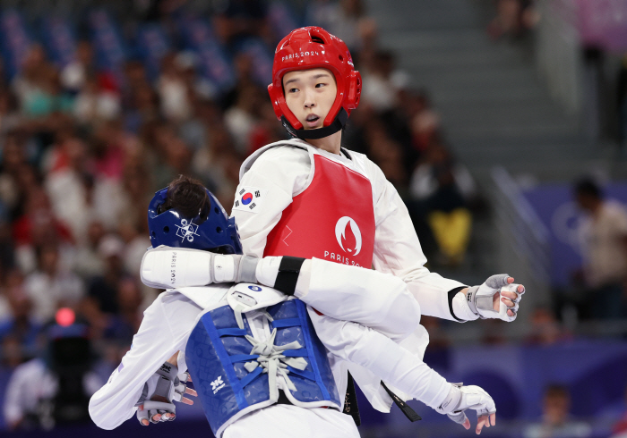 Taekwondo Women's 57kg class Kim Yoo-jin defeated 'world's 4th place' to advance to the semifinals