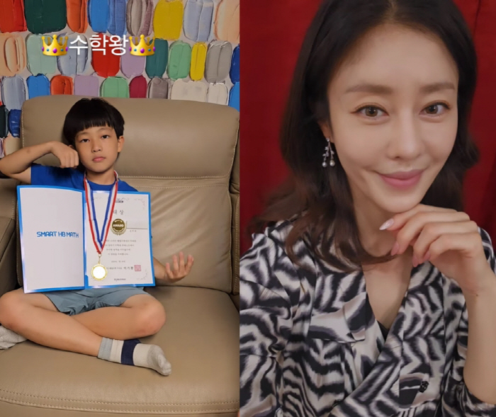 Lee Ji-hyun, ADHD Son Math Contest Grand Prize 'If you only take the test, you can get 100 points'