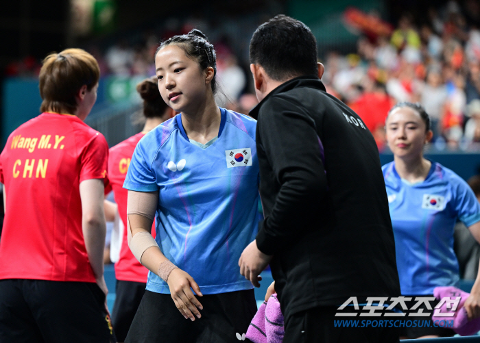 'Bronze match against Germany' Korean women's table tennis'Youngest on top'Shin Yu-bin'Last Olympic Games, finish with a great medal'