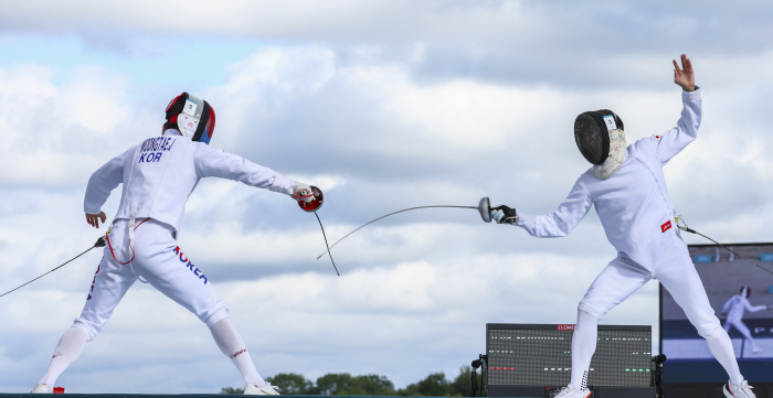 Jun Woong-tae of the modern pentathlon advanced to the final in a higher ranking than in Tokyo...Seo Chang-wan also went to the finals