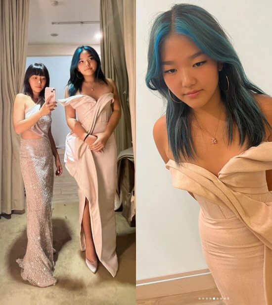 Lee Yun-jin's daughter So-eul, incredible '14 years old' dress as a glamorous single mother and daughter