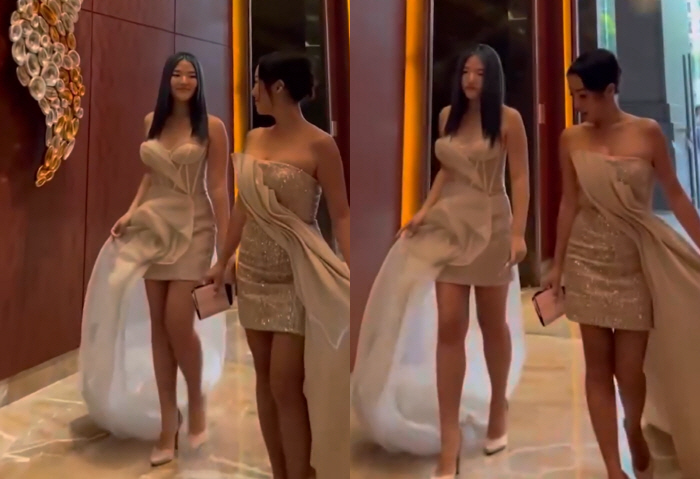 Lee Yun-jin's daughter So-eul, perfect for 14 years old 'Dress appearance'..Mom, you're way over your height