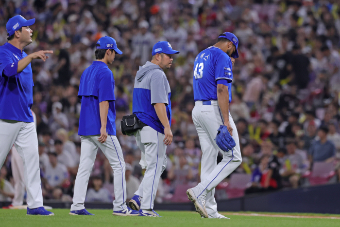 'Park Byung-ho escaped from the final multi-homer game in 739 days'Samsung, 'Lauer debut' KIA match for 6 consecutive losses