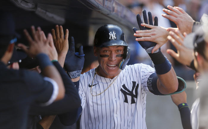 It's better than when you hit 62 home runs? Judge 