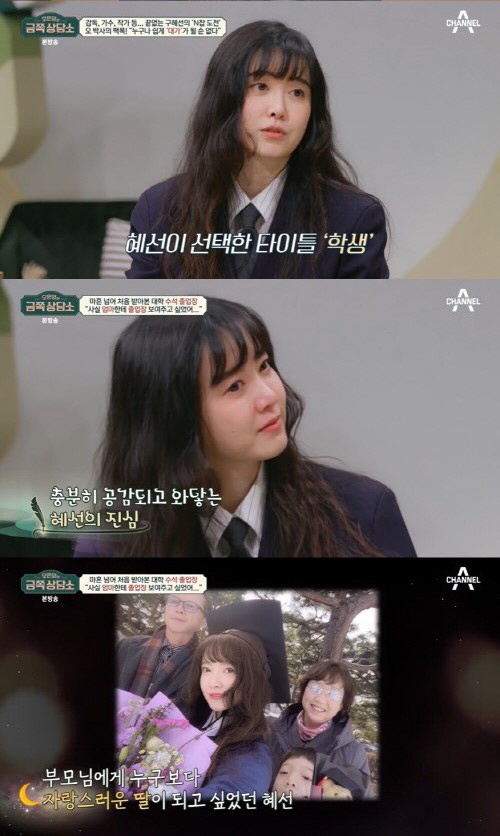 '40 Years Old' Koo Hye-sun, beauty  intelligence combined' I'm Koo Hye-sun, a freshman at KAIST Graduate School'