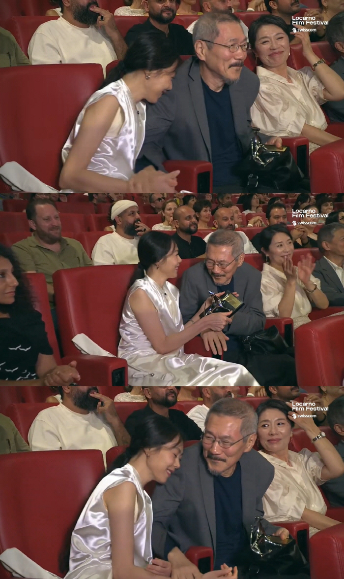  'I love you so much'Best acting award' Kim Minhee, time-savvy gray hair →'Unchanging '♥ Hong Sang-soo' hymn