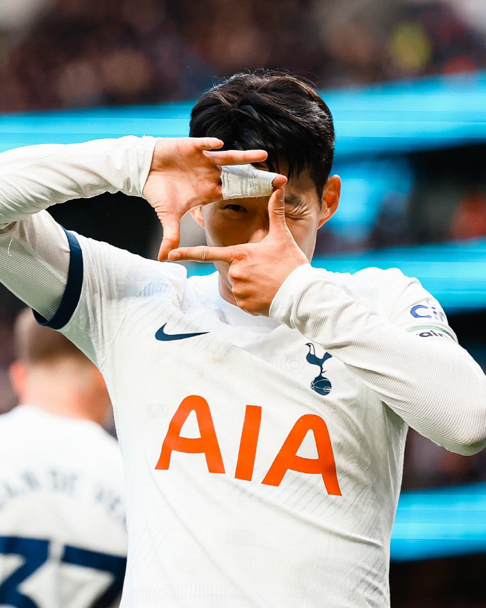 Son Heung-min, the best No.7 in Tottenham's history...But no tag → SON's answer?