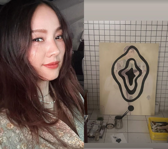 Lee Hyo-ri Leaving Jeju, Still High-Level Skills 'Painting Self Therapy '