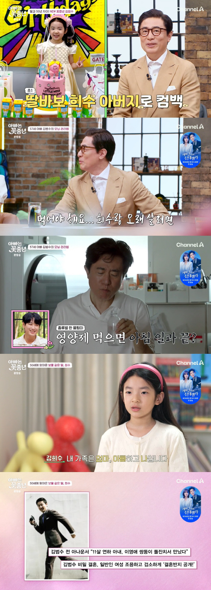 'Jae-Marriage' Kim Bum-soo' at the age of 50 and forced to move to Gangnam to educate his first daughter in elementary school'('Flower Middle-aged')