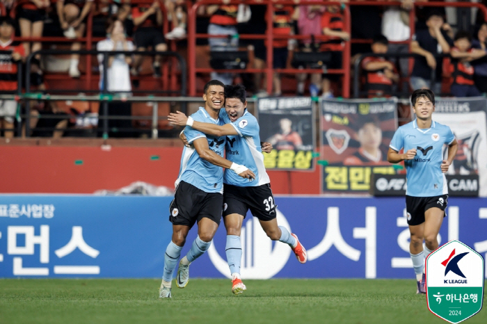 'Kaio X Hwang Jae-won Continuous Goal' Daegu wins 2-1 over Pohang!Pohang's 4th consecutive victory swamp 