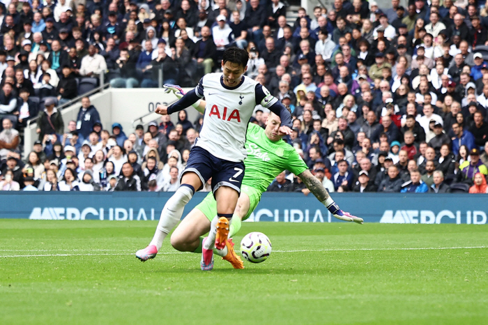 Son Heung-min voiced his concern by saying, ''Pride exclusion release' of the season's first and second goals the highest rating MOTM'