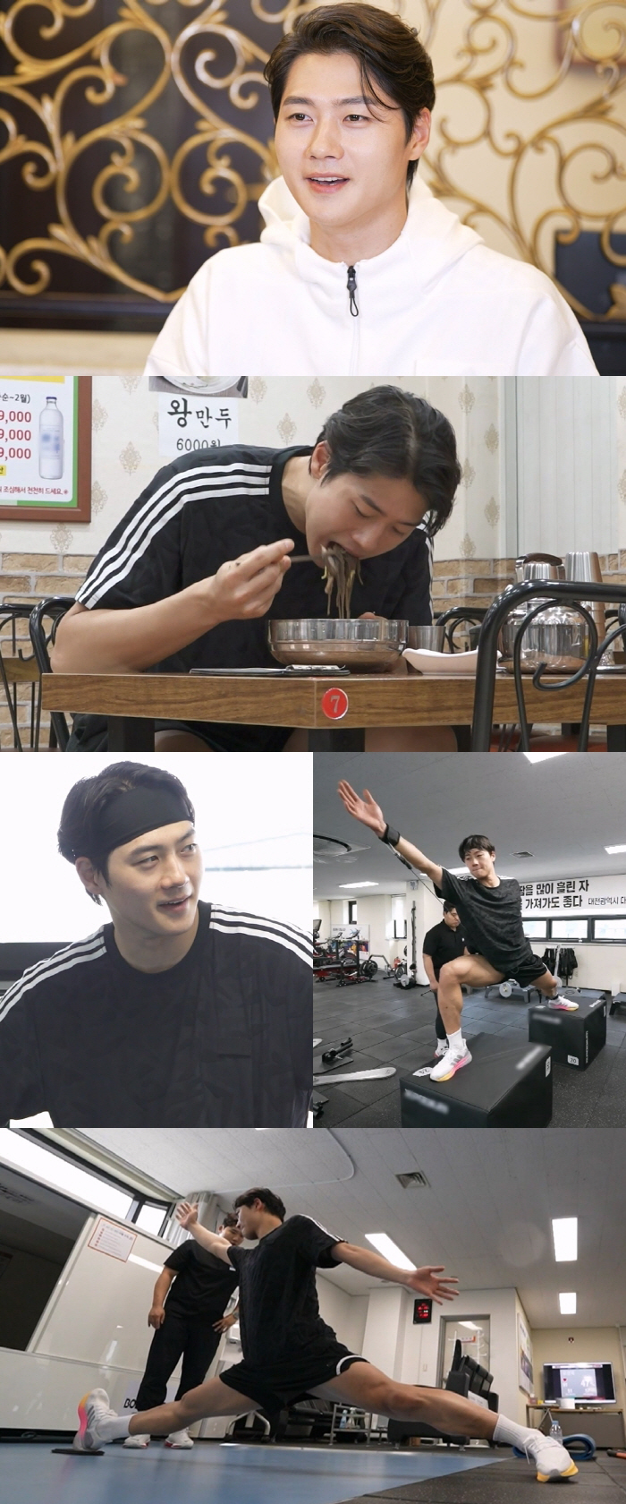 ''Fencing Crown Prince' Oh Sang-wook' goes back to 'I'm alone'..Cold Noodles double portion eating show → Flexible leg splits revealed
