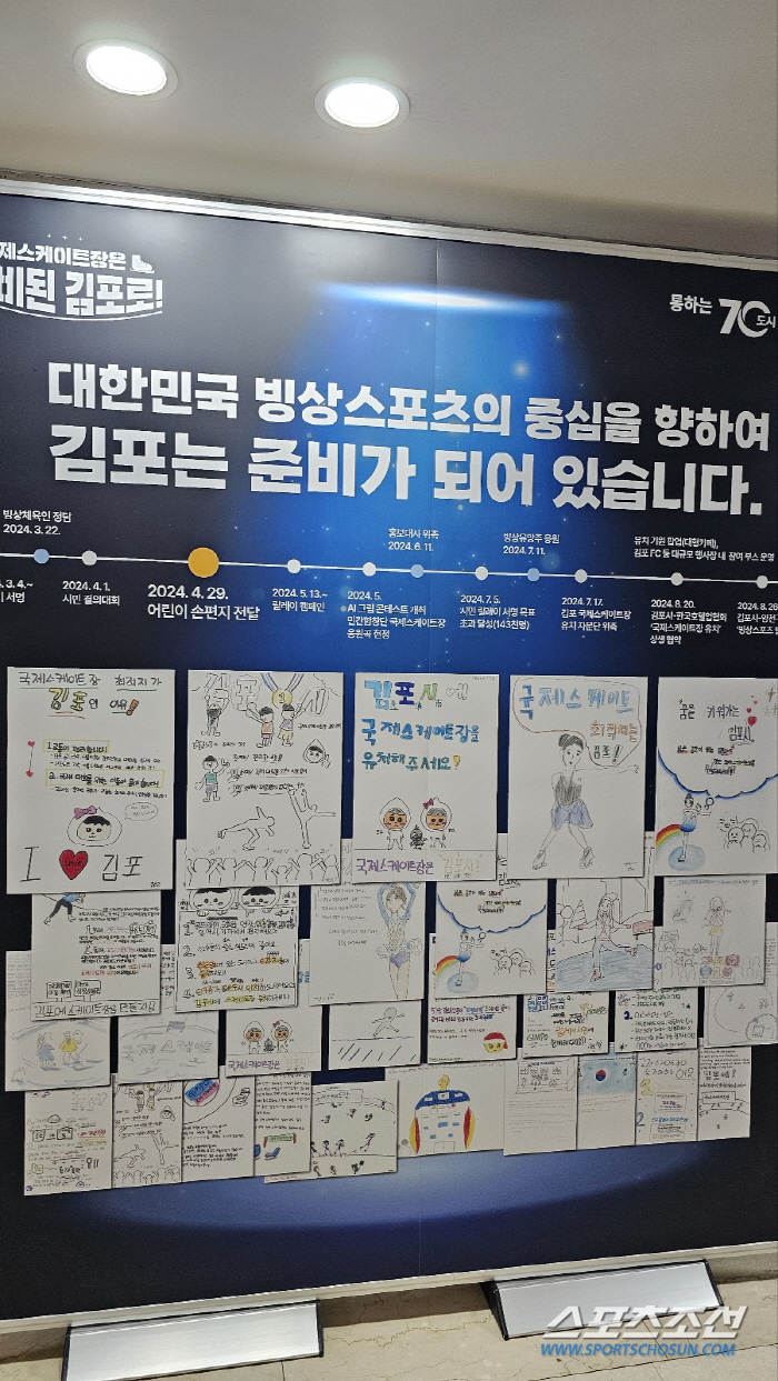 In spite of the decision to postpone the 'Kimpo's sincerity', briefing session on attracting the international skating rink 'I can't hear the reason...'Unless it's cancelled, we'll continue to prepare.'