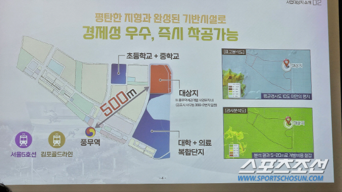 In spite of the decision to postpone the 'Kimpo's sincerity', briefing session on attracting the international skating rink 'I can't hear the reason...'Unless it's cancelled, we'll continue to prepare.'