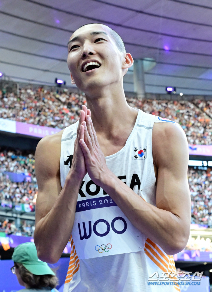 'End of Tears' Woo Sang-hyuk on the wing again toward LA Olympics, winning the Rome Diamond League for the second consecutive time'