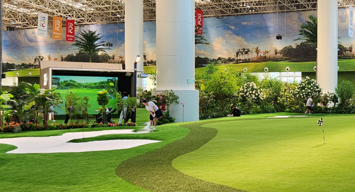 'The future of urban eco-friendly golf courses'Screen→Real Green's exquisite collaboration, golf zone, and new city golf business in earnest...中 Chen Jin-seo's first line