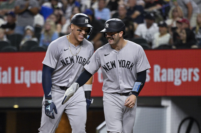 Silence even when he hit 62 home runs, Judge '7 consecutive games of cannon shut down' Now 60 home runs for a while...NYY 8-4 TEX