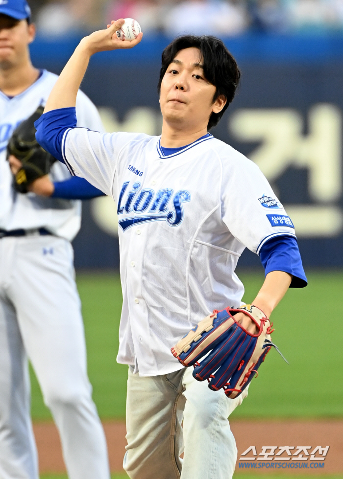  Heo Hyung-gyu wishes for Samsung's victory!