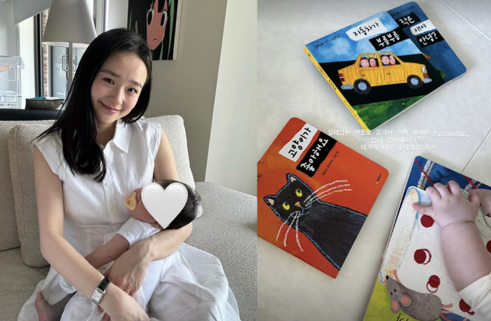 Son Yeon-jae's unusual book, parenting. 'Choose books without failure, I love them so much.'