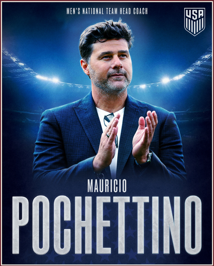 'The Highest Salary in History  Super Contract!'...Pochettino, who failed without 'Son Heung-min', signed until 2026 as head coach of the U.S. national team 'Challenge to rebound'→