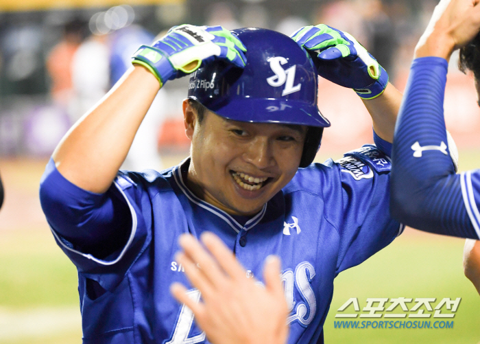 'Who sent a heart to Park Byung-ho?' Wontaein is so into home runs...Samsung's atmosphere is hot