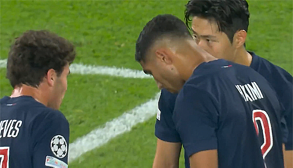 'Are you ignoring Lee Kang-in?' Left foot is about to free kick, but he can't even open his mouth. The truth hidden by Hakimi's home run