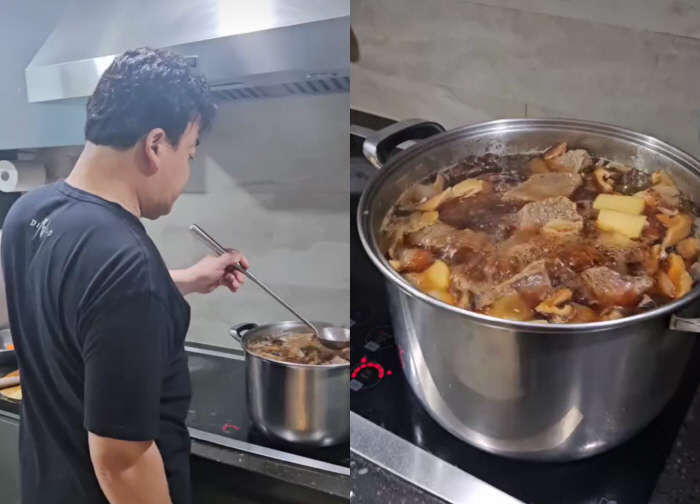 Soyoujin, holiday stress NO'♥Jongwon Baek cooking throughout the holidays'