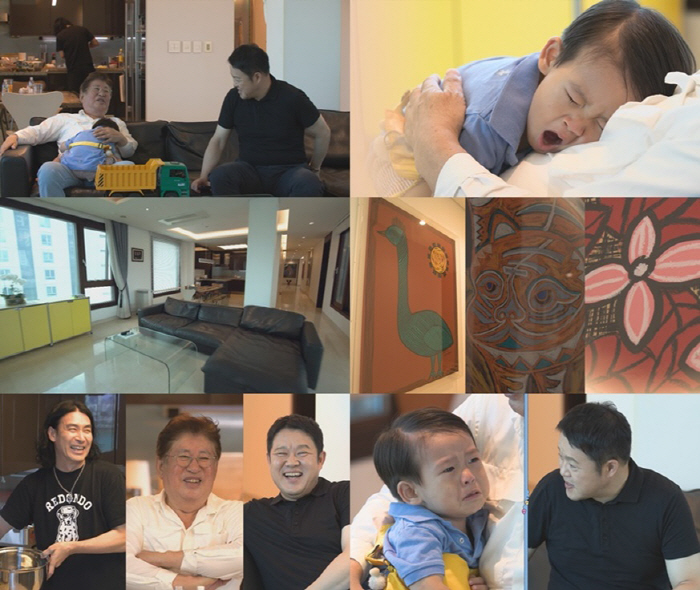 Kim Yong-gun reveals a luxury house full of 'Jungwoo Ha paintings'..She even took care of her own children